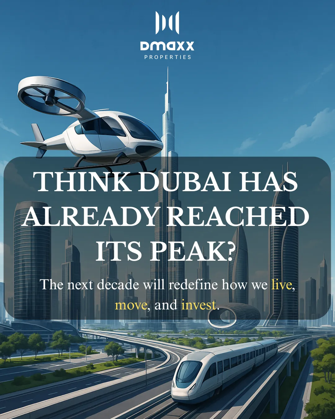 Think dubai has already reached its peak